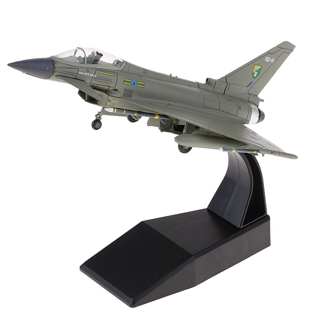 Modello Aereo Eurofighter Typhoon EF-2000 In Scala 1:100 – Lega Pressofusa 16cm