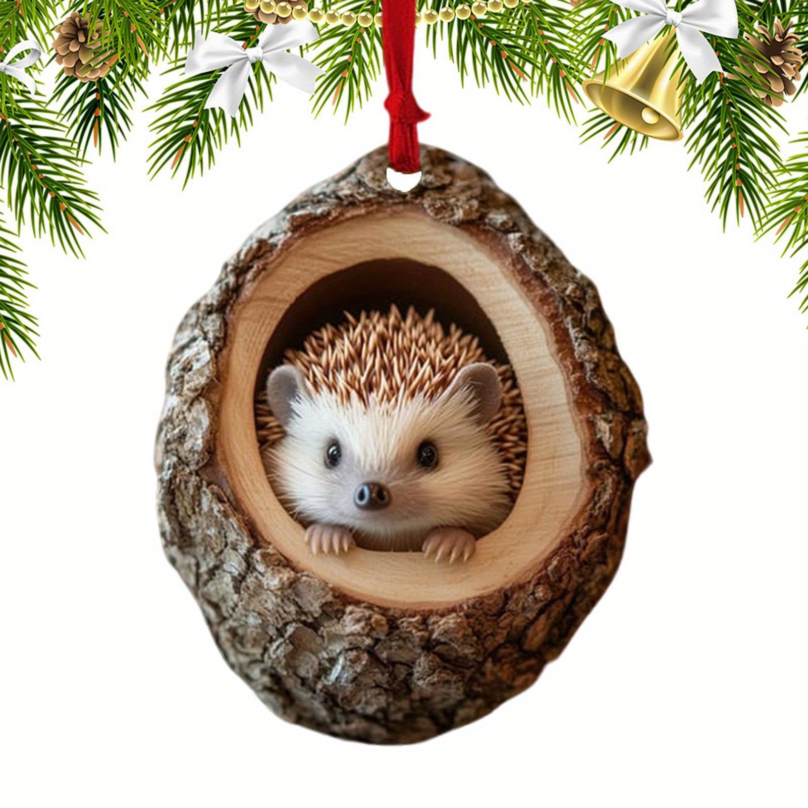 1 STÜCK Weihnachten Acryl Ebene Ornamente 2026 Weihnachtsbaum Anhänger Saisonale Dekoration für Baum Hängen Weihnachten Navidad Party Lieferungen