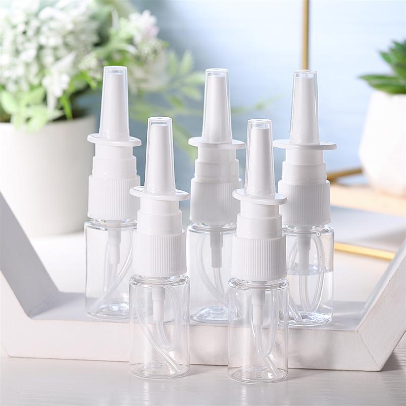 5 Pcs Nasal Sprayer Bottles Refillable Fine Mist Bottles Spray Bottles for Bar