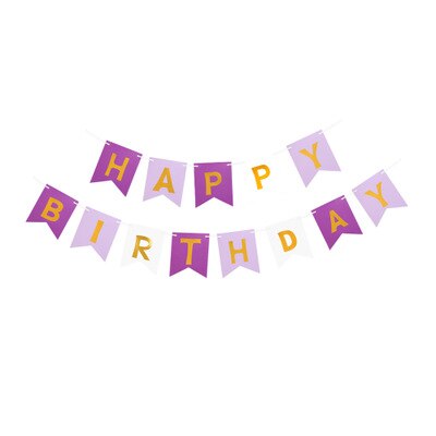 Grattis på födelsedagen banner första födelsedag pojke flicka part leveranser papper krans bunting banner baby shower födelsedag dekoration: Banner  a3