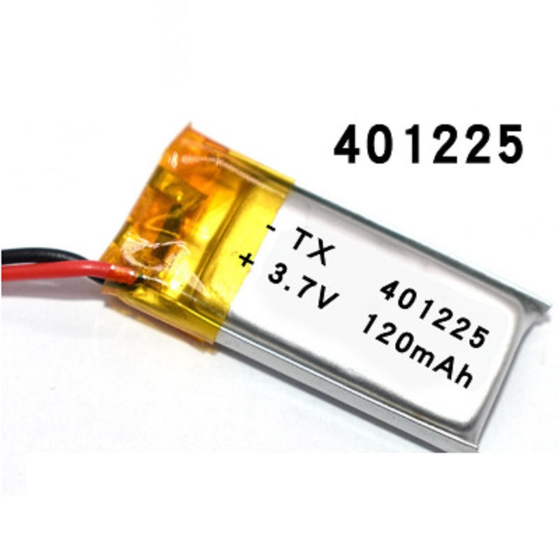 3.7V 120mAh 401225 Lithium Polymer LiPo Rechargeable Battery li ion For Mp3 PAD: Default Title