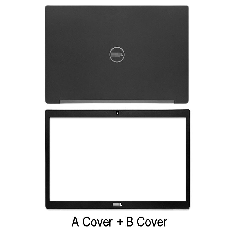 Laptop LCD Back Cover For Dell Latitude E7490 7490 Front Bezel Hinges Hinges Cover Palmrest Bottom Case A B C D Cover Black: AB Cover