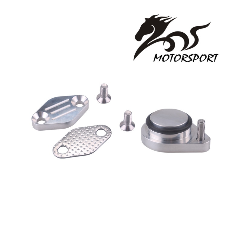 LS EGR Delete Intake/Exhaust Block Off Plate for Silverado 4.8L 5.3L 6.0L LQ4 Aluminum