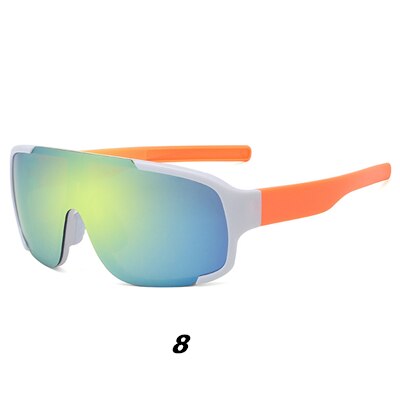 Mtb Racefiets Zonnebril Uv Bescherming Mannen Vrouwen Fietsen Bril Rijden Racing Goggles Bril Voor Fietsen Eyewear 10 Kleuren: 8