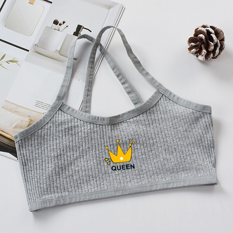 Biustonosz dla bielizna dla dziewcząt topy dla nastolatków bielizna dla dzieci sportowe biustonosze dla dzieci Undies podkoszulek 7-14T nastoletnie dziewczyny odzież: 1