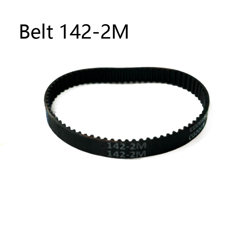 HTD 2M Closed Loop Rubber Timing Belt length 142mm Drive Toothed Belt 2M-142 Used for floor cleaning robots and vacuum cleaners