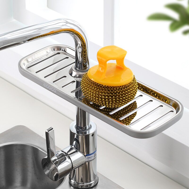 ECOCO Faucet Rack Home Kitchen Free Punch Rag Spon... – Grandado