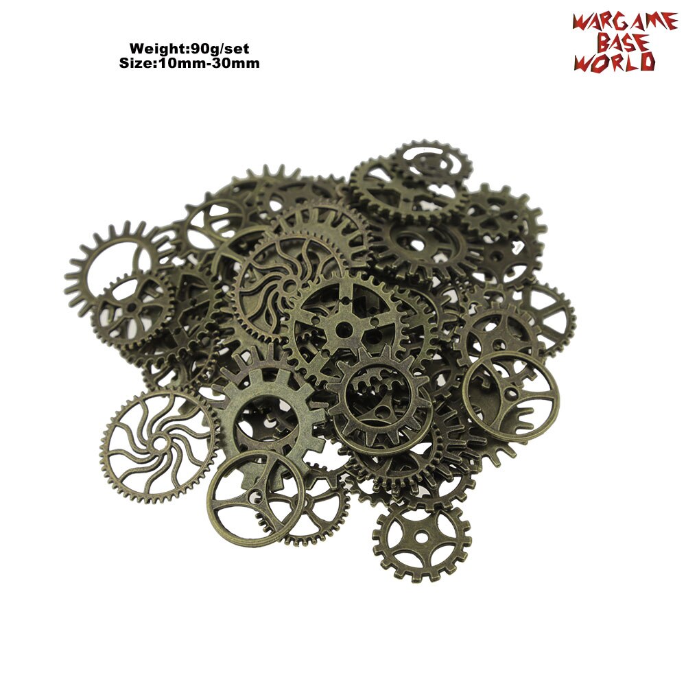 Set 85gr. - tiny COGS and GEARS Steampunk - Beads Mix