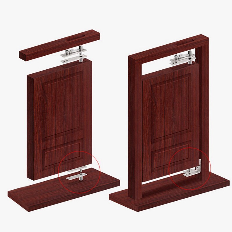 Rvs Pivot Scharnier Zware Pivot Scharnier Voor Houten Deuren 360 Graden Rotatie As Murphy Deur Pivot Deur Scharnier