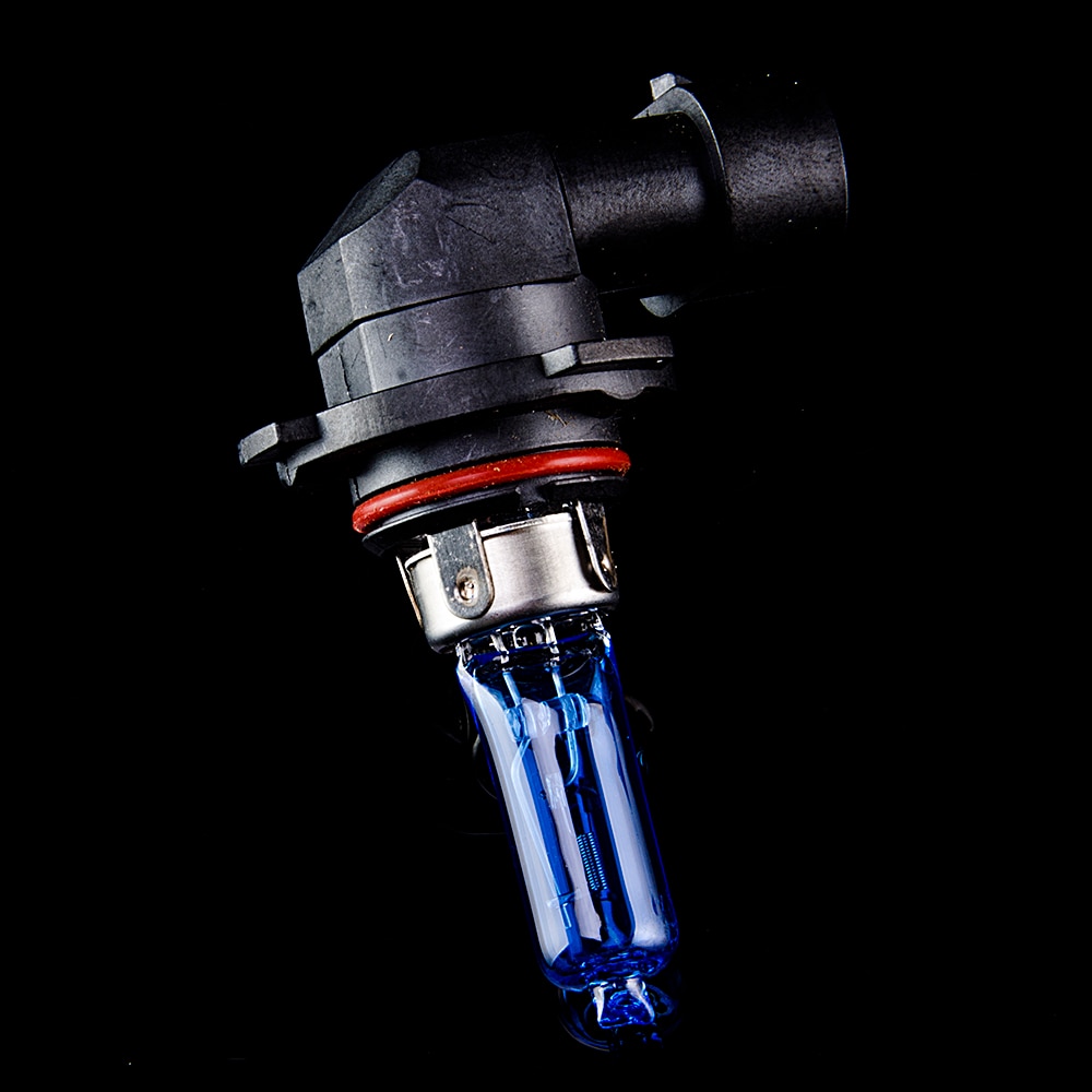 Hippcron halogenpære  hb3 9005 12v 65w 5000k billyktlampe superhvit mørkeblått kvartsglass  (2 stk)