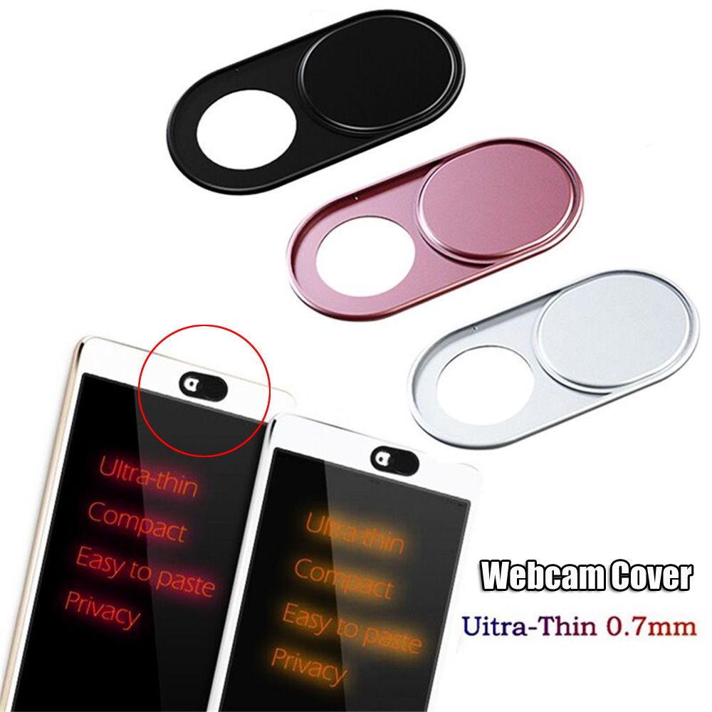 Ultra Dunne Metalen/Plastic Webcam Cover Slider Sluiter Privacy Bescherming Camera Sticker Universal Voor Laptop Smartphone Computer