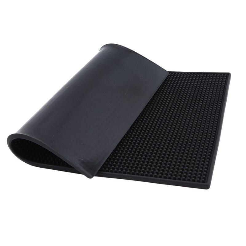 Salon noir coiffeur outils antidérapant tapis sèche-cheveux coupe-cheveux PP doux antidérapant tapis coussin garder Kits de coiffure: Default Title