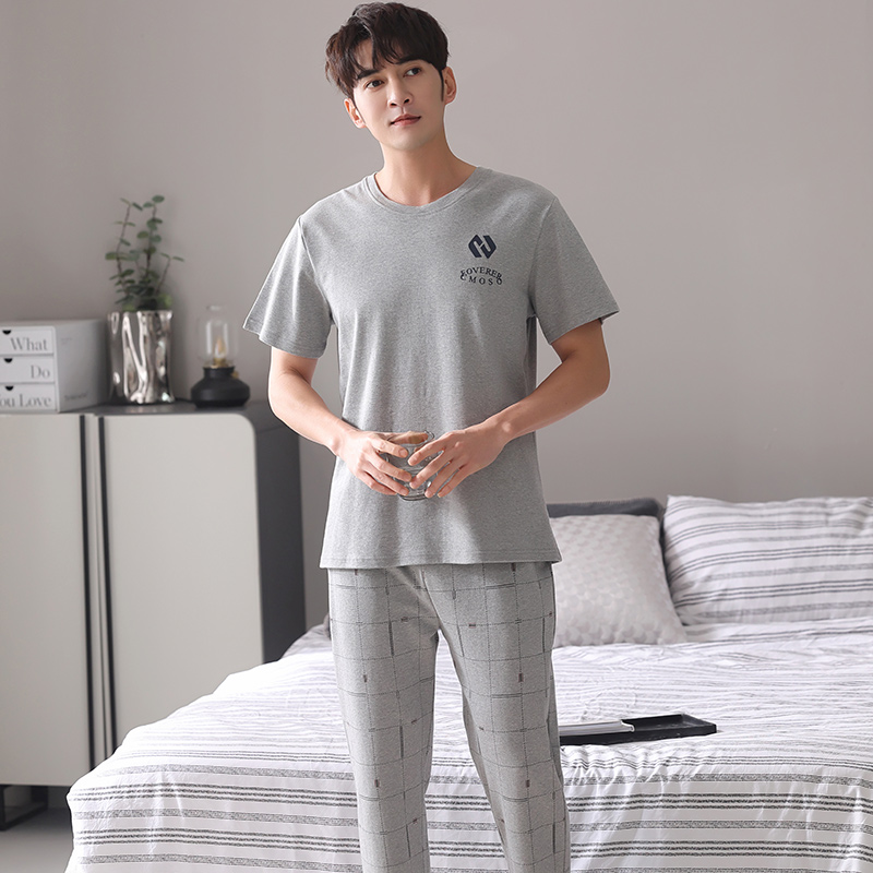 Men Pajama Set Plus Size M-4XL Sleepwear Pijama Men Comfort Lounge wear