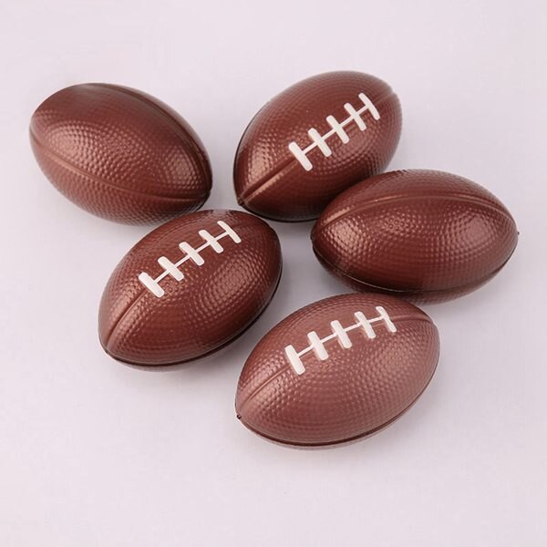 Rugby Foam Squeeze Balls For Stress Relief, Relaxable Realistic Baseball Sport Balls(12Pcs)