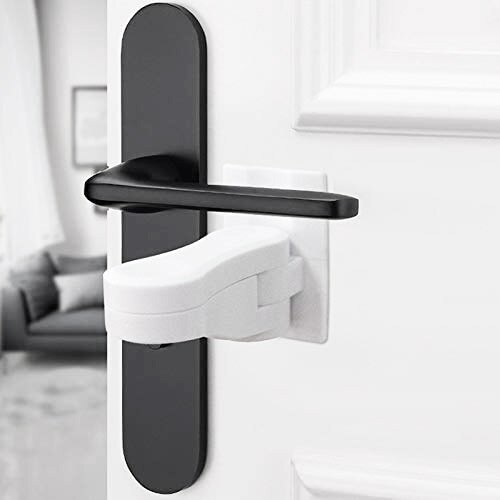 2 Pck Kinderen Deur Veiligheid Lock Anti-Opening Schuifraam Lock Beschermende Deur Handvat