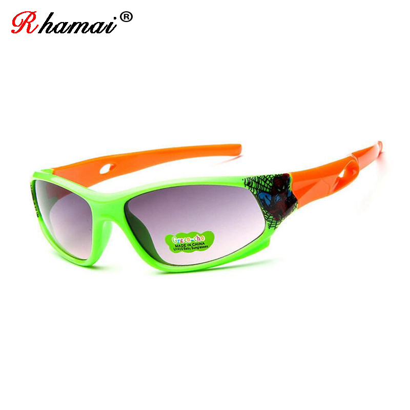 RHAMAI Kids Brand Sunglasses For Boys Girls Sun Glasses Personality Safety Glasses For Children Baby