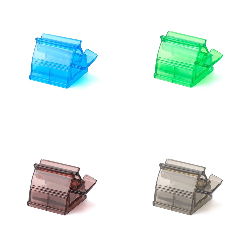 Multifunction Toothpaste Tube Squeezer Rolling Toothpaste Easy Portable Plastic Dispenser Bathroom Accessories Sets: Random color