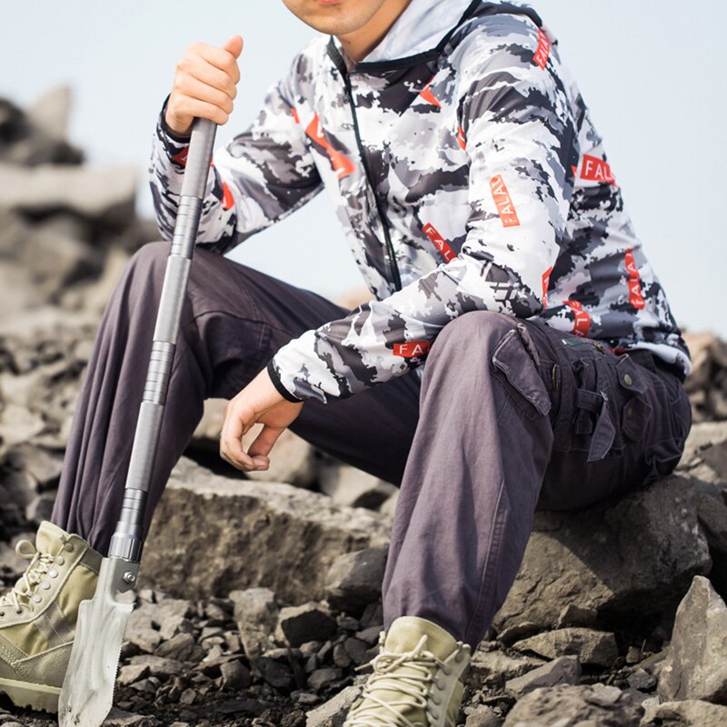 Camouflage Vissen Shirt Ademende Vissen Kleding Mannen Waterdichte Vissen Shirts Vissen Jas Sneldrogend Vissen Kleren