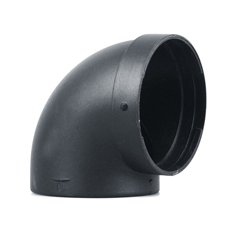 Auto Heizung Warme Luftführung Rohr Ellenbogen Auslauf Stecker Schwarz Kunststoff Ersatz Zubehör Auslauf Stecker: 90mm