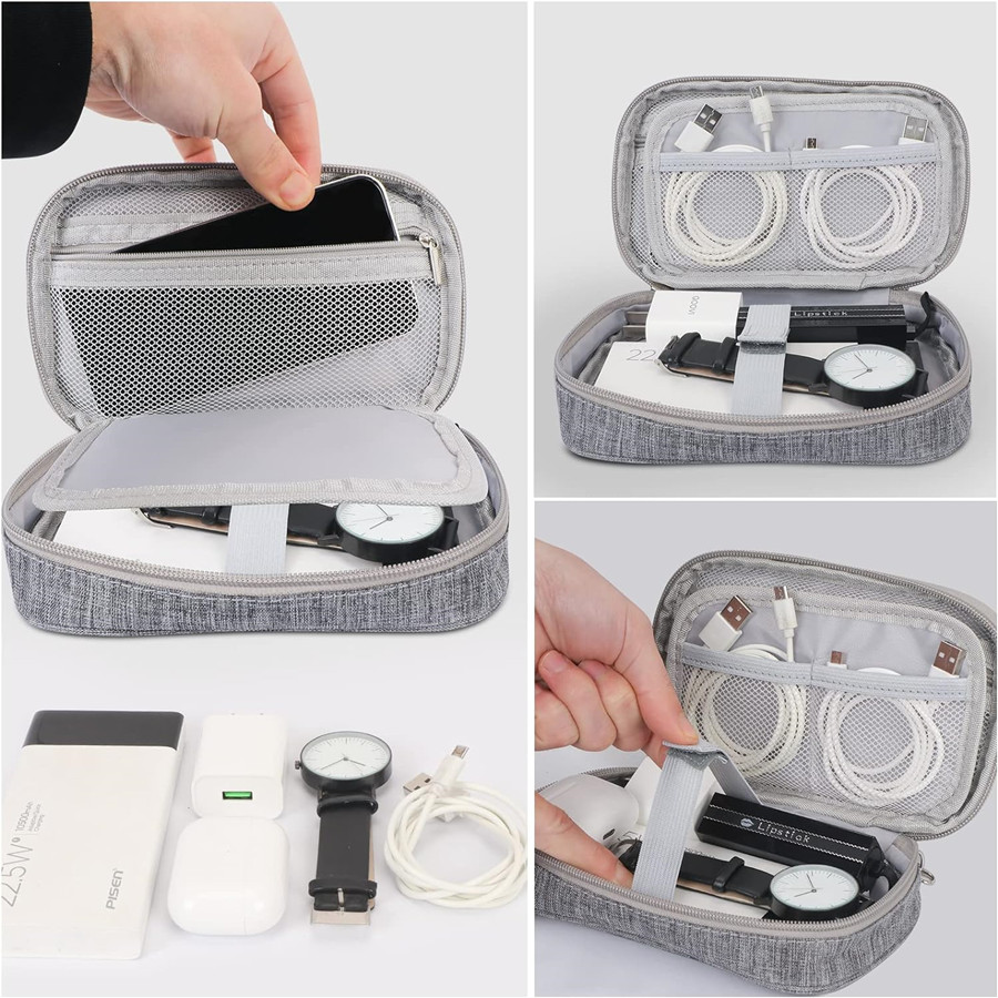 kabelopbergtas Elektronische organizer Digitale oplader Draden USB Power Pouch Draagbare reisaccessoires Benodigdheden