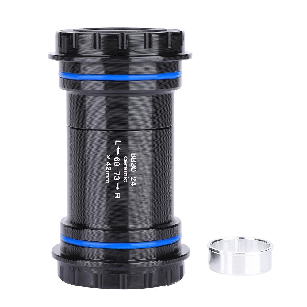 Bike Bottom Bracket Mountain Road Bicycle External Bearing Bottom Brackets for SHIMANO 24mm SRAM 24-22mm Crankset