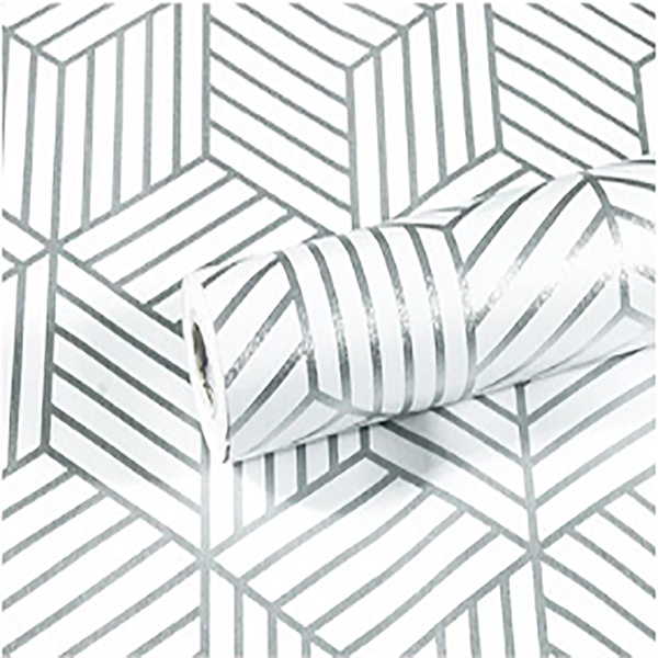 DIY Decorable Film PVC Selbst Klebe Tapete Renovable Wohnzimmer Möbel Dekorative klebrig Papier Aufkleber Vinyl Zauberstab Aufkleber: Weiß / 7㎡