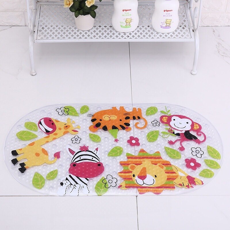 Antislip baby bad speelmat peuter speelgoed antibacterieel bad douche cartoon mat duurzaam schimmelbestendig 27 x 15 inch: Stijl 14
