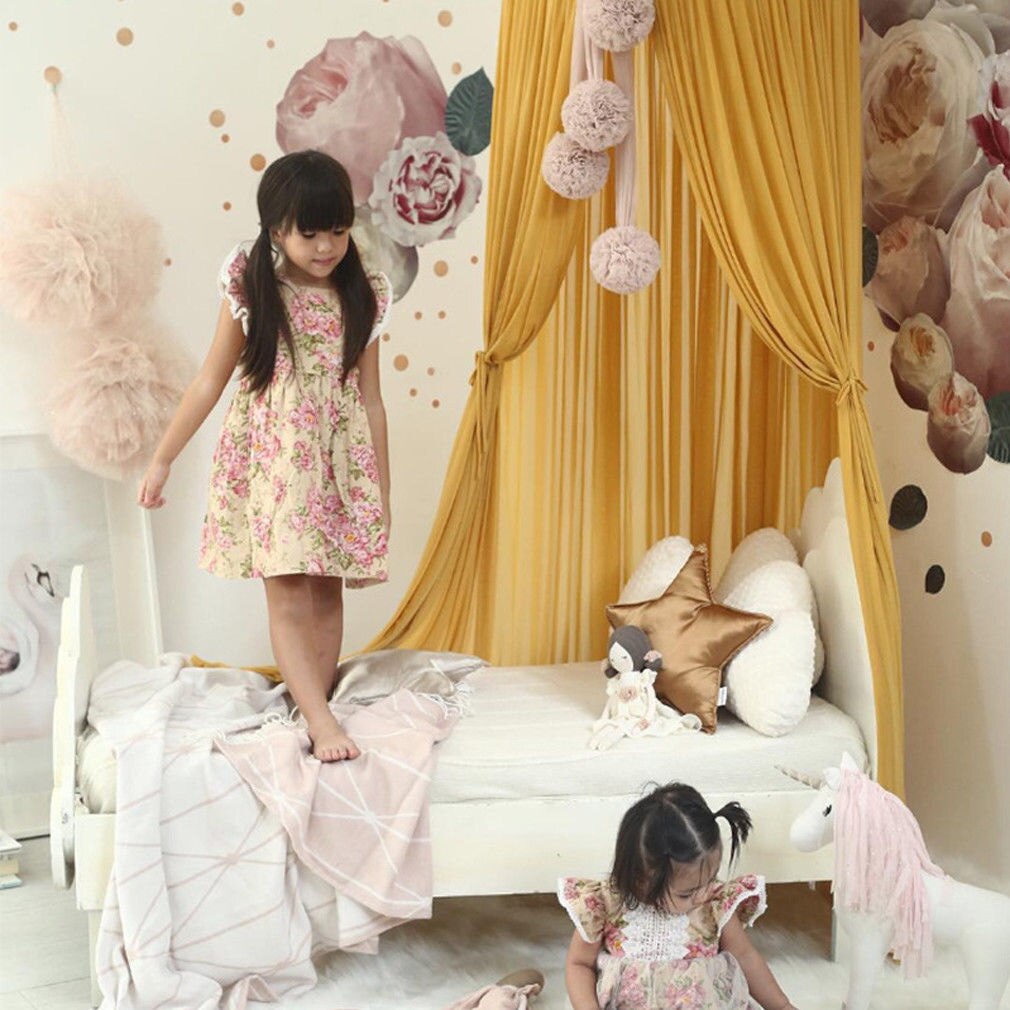 Filet moustiquaire pour lit de bébé | Couverture de lit, couvre-lit de princesse, pour enfants