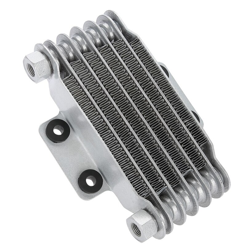 Motorfiets motorolie koelradiator 85ml universele zilveren aluminium voor 100cc-250cc motorfietsen crossmotor atv