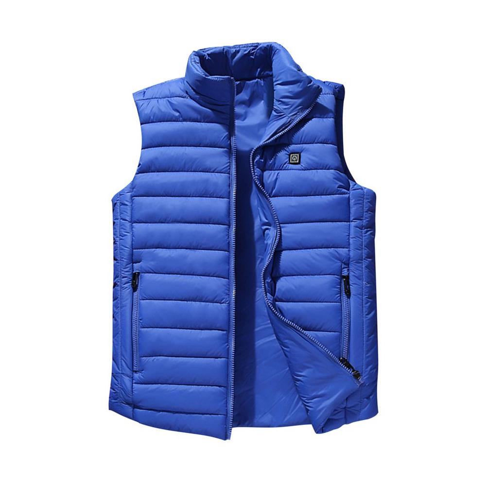draussen Männer Elektrische Beheizte Weste USB Heizung Weste Winter Thermische Polyester Camping Wandern Warme Jagd Jacke