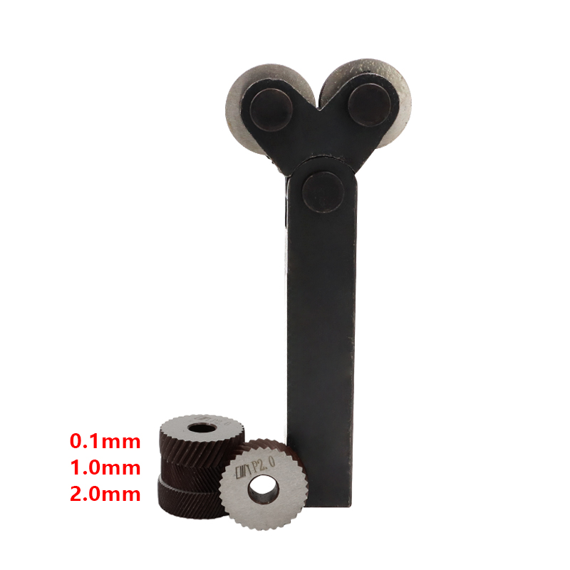 Set 7 Pezzi Zigrinatura In Acciaio Per Tornio – Ruote Diagonali 0,5mm 1mm 2mm