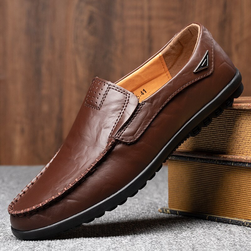 Men's Shoes Business Casual Men's Leather Shoes Spring British Men's Casual Leather Shoes Low-cut Light Men's Shoes
