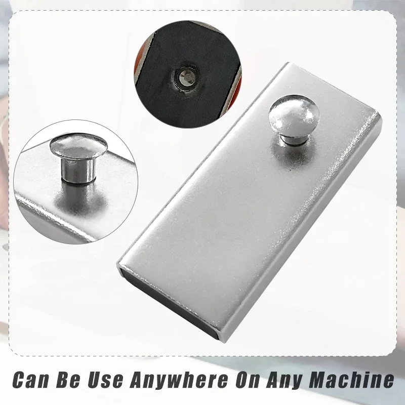 1/2 pezzi guida magnetica per cucitura magnete per macchina da cucire guida magnetica per cucire forniture per trapuntatura strumenti per piedino per macchina da cucire