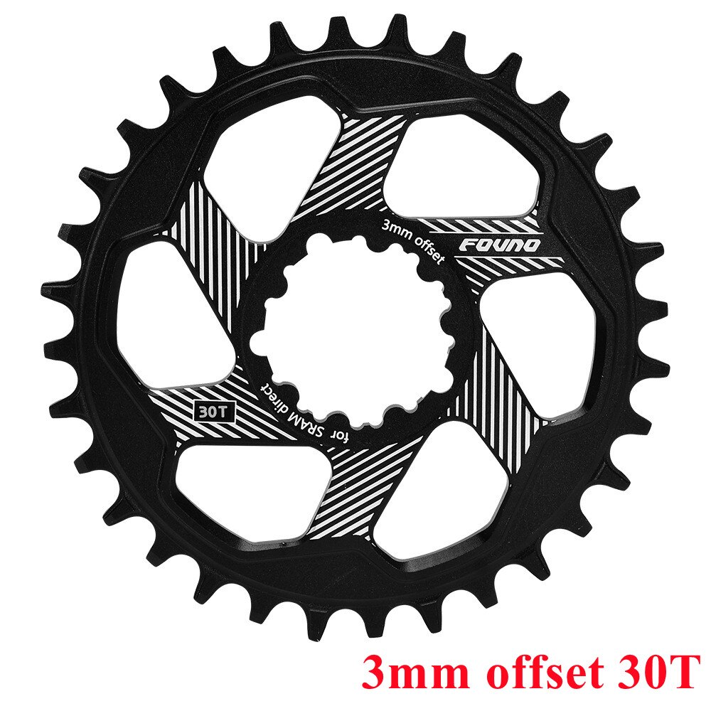 Deckas-Anillo de cadena para bicicleta GXP Direct a 104BCD 32T 34T 36 38T, 6mm Offset para sram XX1 Eagle X01 GX X1 X0 X9, manivela de bicicleta: GXP 3mm 30T