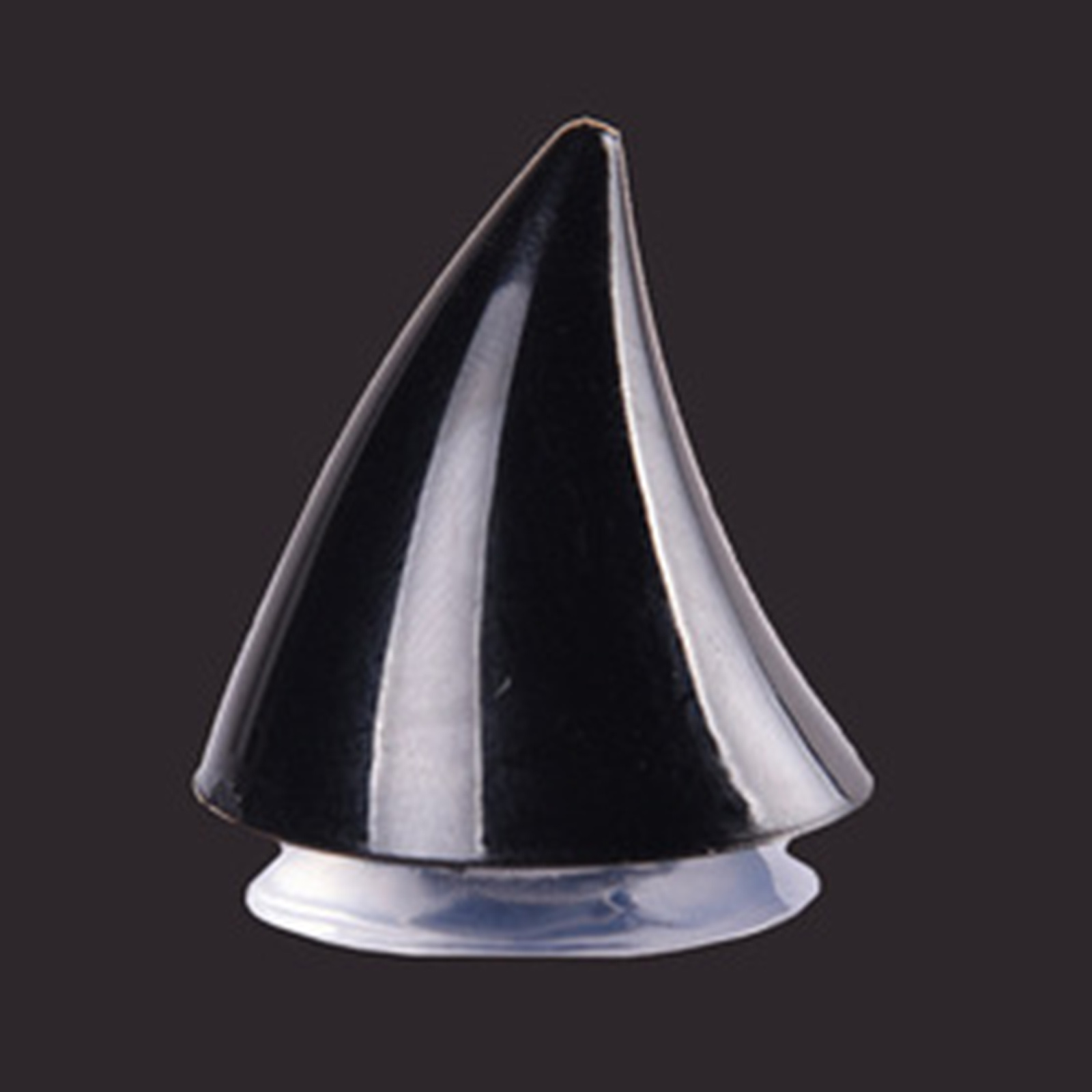 Cuerno suave de goma para casco de motocicleta, accesorios de decoración de esquina de plástico resistente, ventosa de silicona, 1 unidad