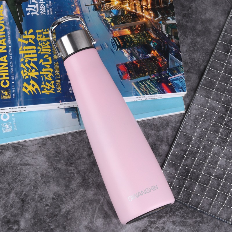 Stainless Steel Thermos Coke Bottle Shape Vacuum Thermos Cup Water Bottle Keep and Cold Insulated Vacuum Flask for Sport: Pink