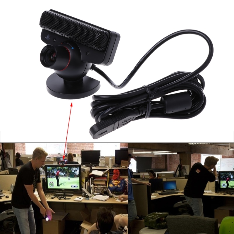 Kamera Spiel Bewegung Sensor Kommende Für abspielen Bahnhof 3 Zoomen Spiel System Objektiv Ps3 Usb Bewegung Auge Kamera Mit Mikrofon