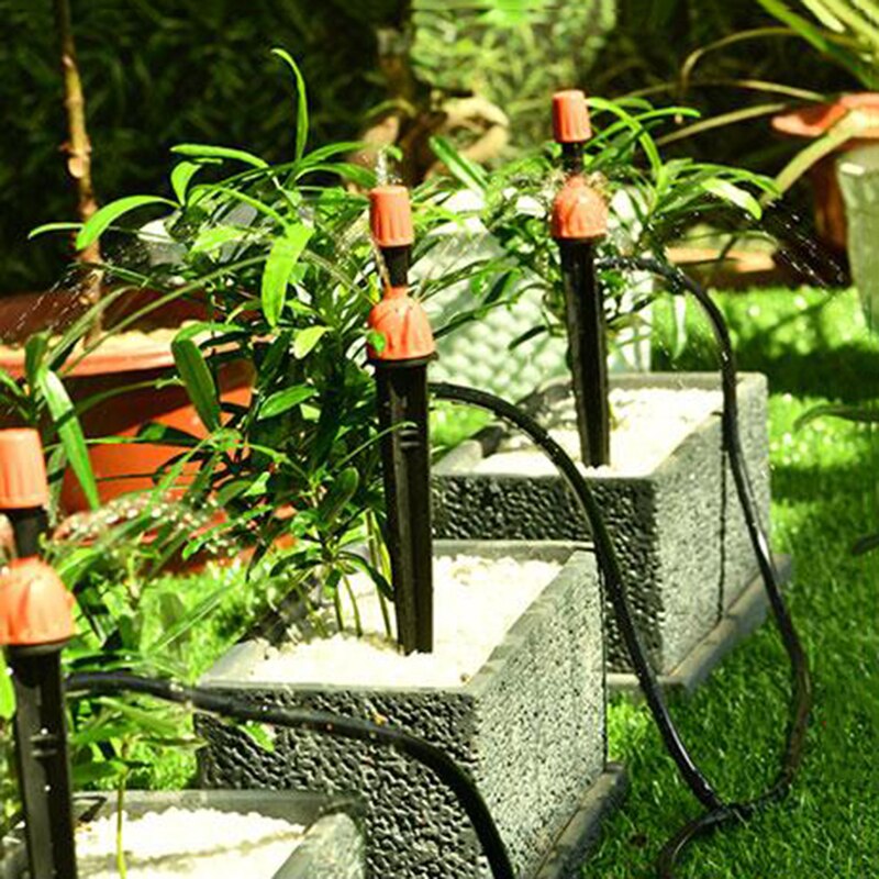 Micro Drip Irrigation System PVC Micro Drip Irrigation Tube Plants Sprinkler Pipe Garden Watering Hose