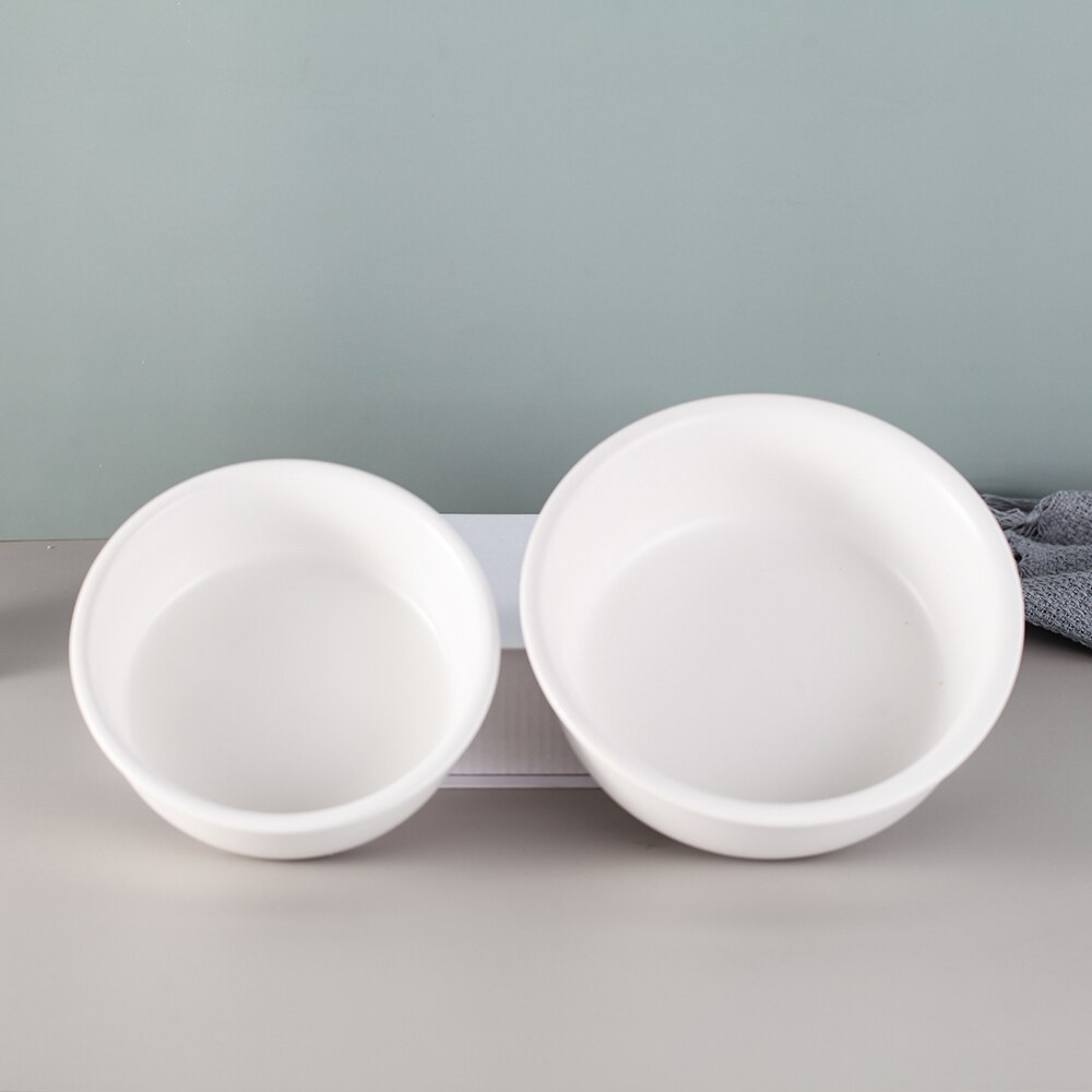 Ceramiczna/szklana podwyższona miska dla psa podniesiona karma dla kotów miseczka na wodę danie dla zwierząt komfortowe miski robić karmienia ze złotym żelaznym stojakiem