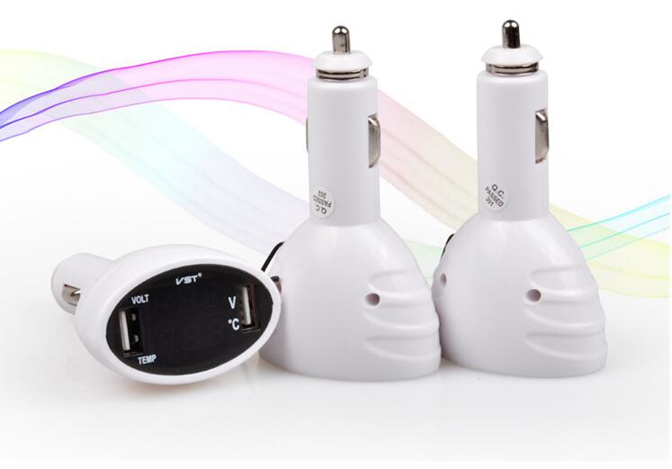 Digitale Spanningsmeter, Universeel voor 12V Auto LED Digitaal Display 52 Mm Diameter Voltmetermeter Spanningsmeter