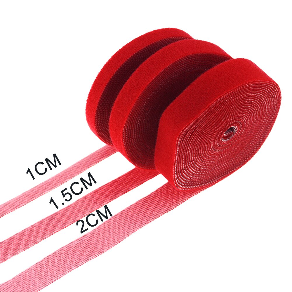 5M/Roll 2 Cm Breedte Plastic Magic Zelfklevende Tape Terug Naar Klittenbandsluitingen Diy Nylon Kabel clip Ties Wire/Desktop Management