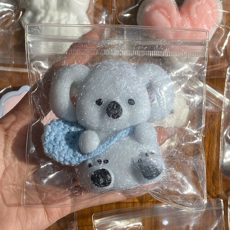 Pie antiestrés de Navidad, pie blando suave, pegajoso, alivio del estrés, juguetes relajantes, apretar, tabique, pata de gato, juguete de dibujos animados Kawaii