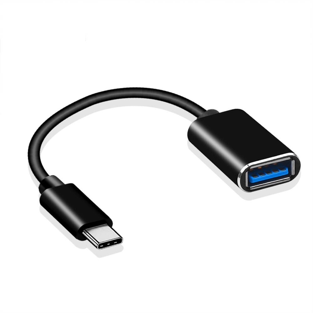 USB Adapter Typ-C OTG Adapter Kabel 16CM USB 3.1 Typ C Stecker Auf USB 2.0 EINE Weibliche OTG Daten kabel Adapter: Schwarz