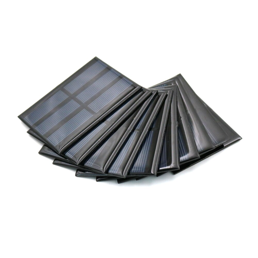 10pcs 1.5 V 300mA extend wire Solar Panel Polycrystalline Silicon DIY Battery Charger Small Mini Solar Cell cable toy