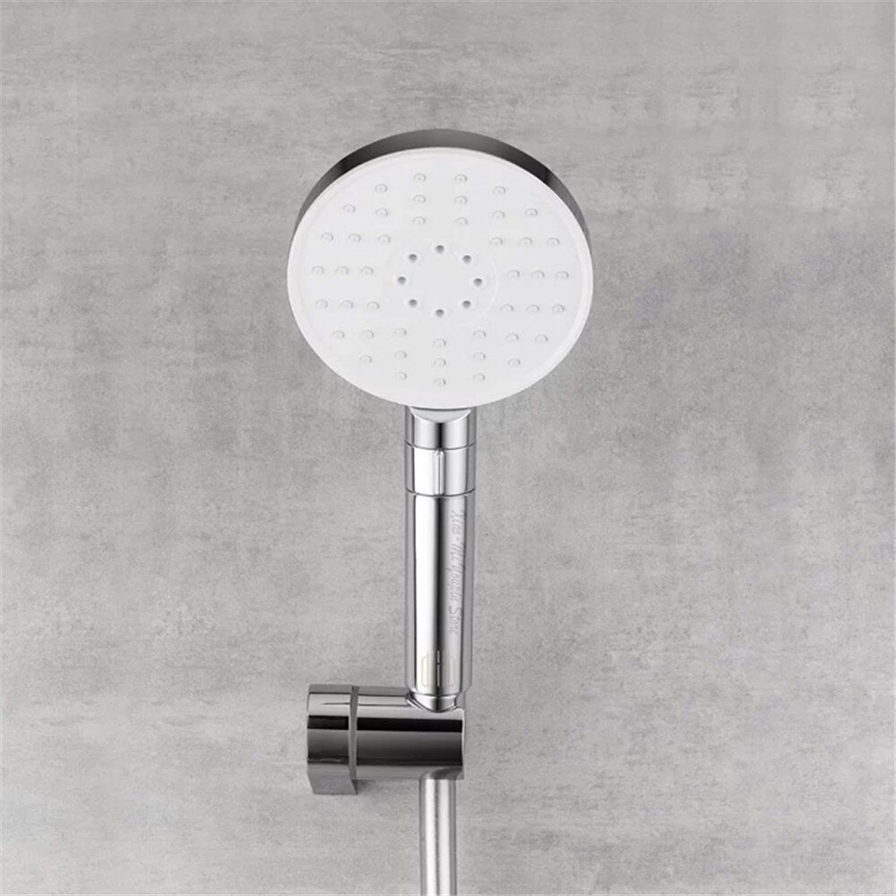 3 Modes Adjustment Handheld Shower Head Set 360° 120mm 53 Water Hole with PVC Matel Powerful Massage Shower