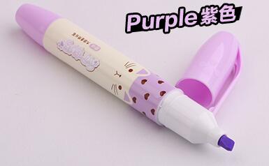 1X mignon Kawaii Panda cochon animaux surligneur papier marquage stylo dessin école fournitures de bureau étudiant gratifiant papeterie
