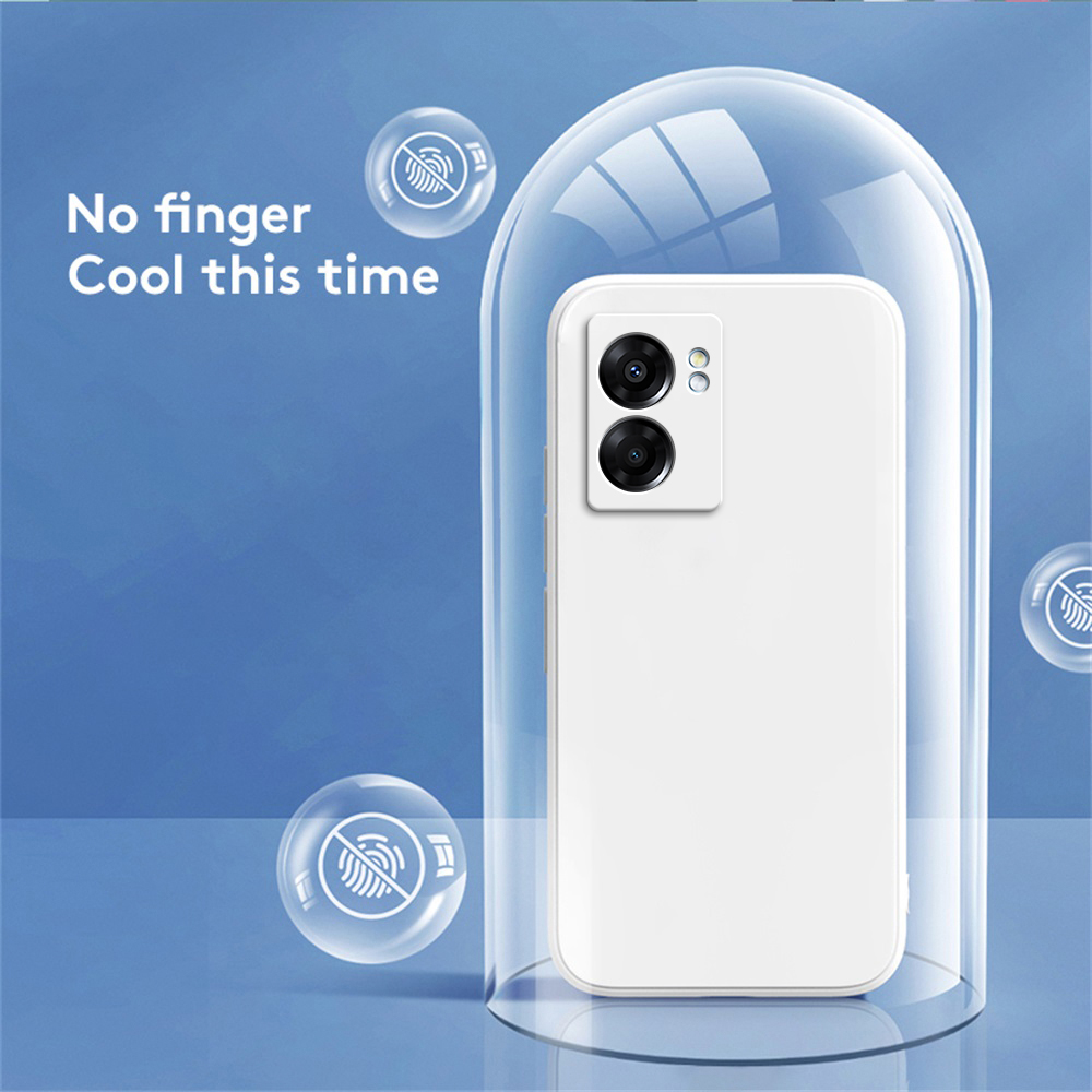 Coque souple d'origine pour OPPO Realme Narzo 50 30 Pro carré Silicone liquide Narzo50 Narzo30 30Pro 5G housse antichoc de luxe Funda