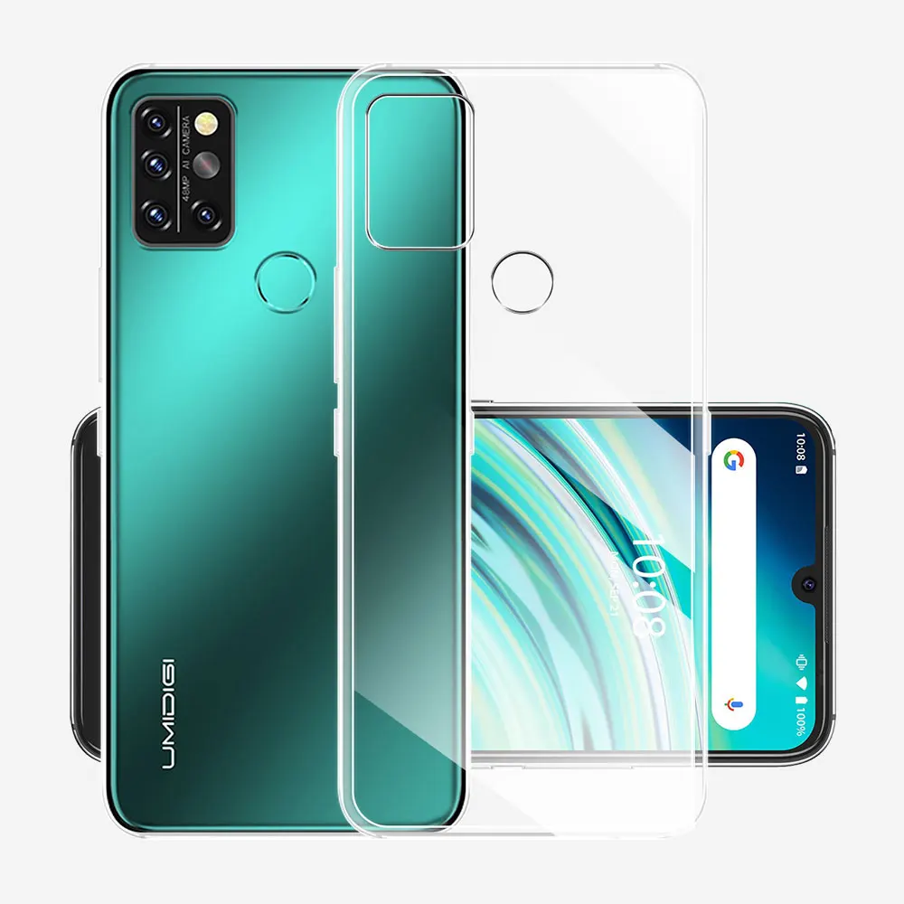 Para Umidigi A9 Pro funda ultrafina de silicona suave TPU funda trasera transparente para Umidigi A5 A7 Pro Coque Umidigi A11 ProMax Fundas