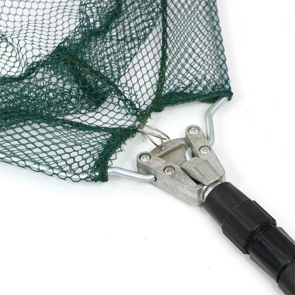 4# Portable Telescoping Fishing Landing Net Aluminum Alloyretractable Hand Net Pole Fishing Accessories Fishing Folding Net