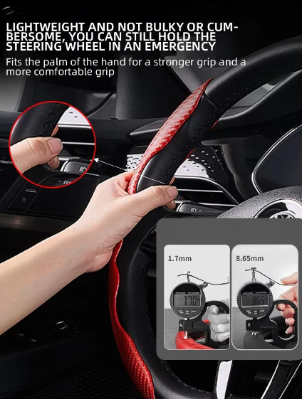 Protector para volante de coche, funda deportiva ultrafina antideslizante para tarjetas, funda para mango para todas las estaciones, accesorios decorativos modificados